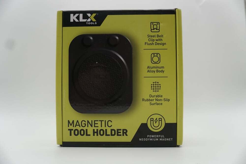 KLX Tools Magnetic Tool Holder with Steel Belt Clip